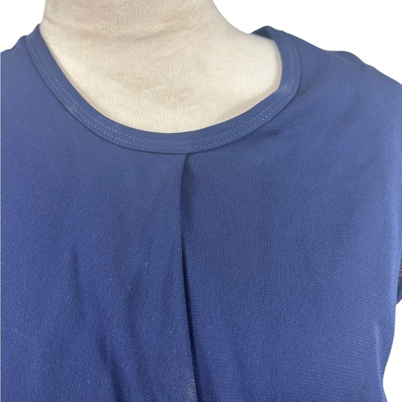 ⭐️ Host Pick ⭐️Helmut Lang blue asymmetrical dress size medium - Picture 4 of 12